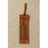 Handcrafted Veg Tan Leather Cross Stitch Bookmark Kit – Lighthouse Design