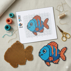 Wooden Fish 2 Cross Stitch...
