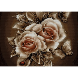 Roses & Butterflies 60x85cm