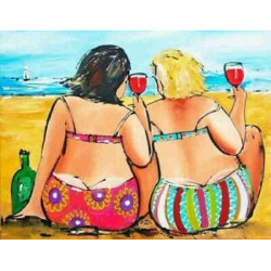 Beach Ladies 30x40cm