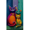 Colourful Cats Trio Diamond Art Painting | Special Offer | Diamond Art SA