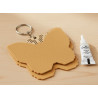Wooden Butterfly  Cross Stitch Keyring Kit | Beginner Friendly Craft