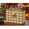 DIY Wooden Advent Calendar Kit - 24 Drawer Christmas Village