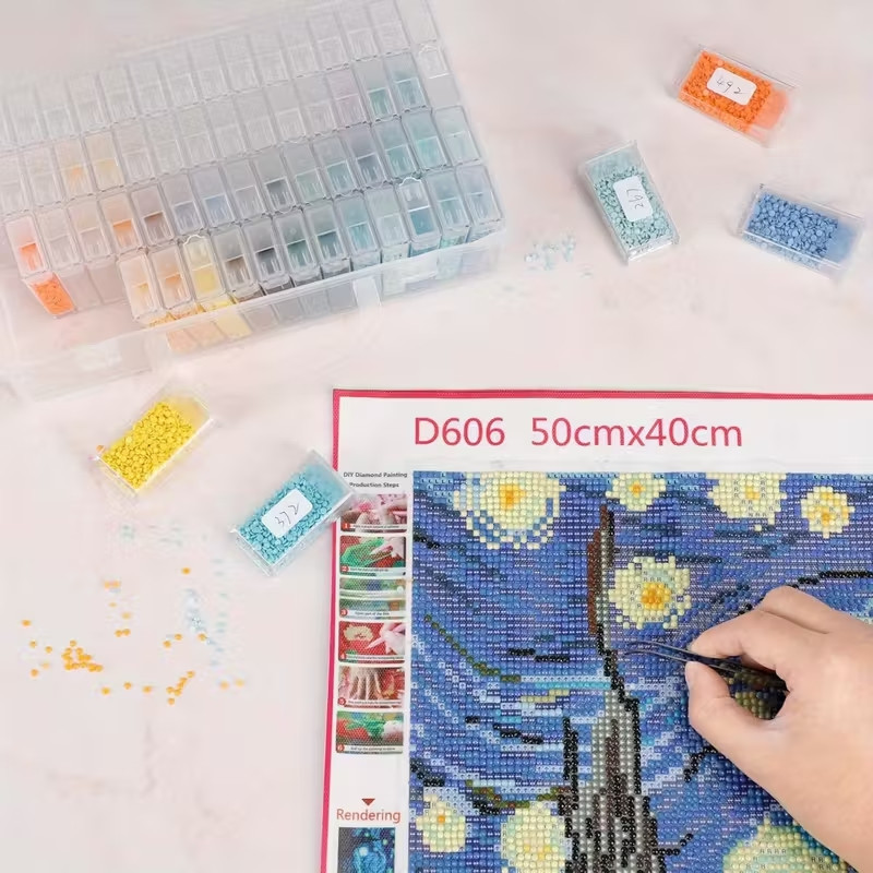 64 Slot Diamond Painting Storage Organizer Box
