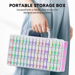 64 Slot Diamond Painting Storage Organizer Box