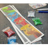 Vibrant Ostrich Vertical Diamond Painting Kit | 18x80cm