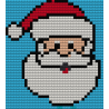 Cute SANTA Diamond Art Kit 10x10cm | Beginner & Kids Diamond Painting