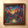 Dreamscape City Diamond Art Painting | In Stock & Ready to Ship | Diamond Art SA