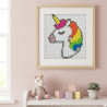 Mini Unicorn Diamond Art Kit 10x10cm | Beginner & Kids Diamond Painting