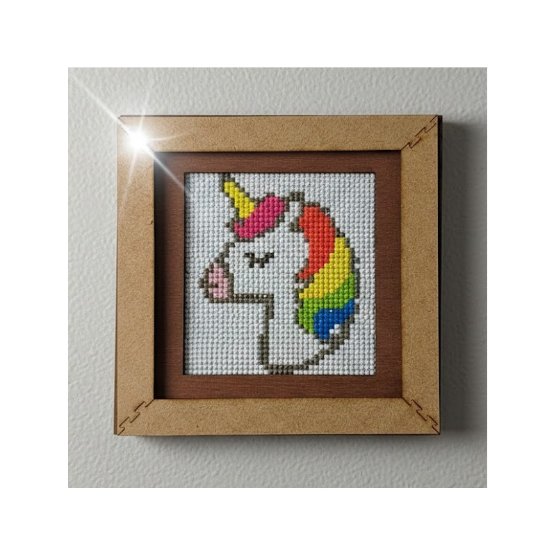 Custom 10x10cm Diamond Art Frames | Real Wood & Engraved MDF