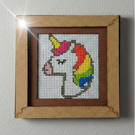 Custom 10x10cm Diamond Art Frames | Real Wood & Engraved MDF