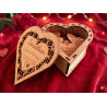 Personalized "10 Reasons Why I Love You" Wooden Heart Box