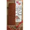 Handcrafted Veg Tan Leather Cross Stitch Bookmark Kit – God se Genade