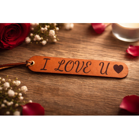 Handcrafted Engraved Leather Bookmark | Custom Veg-Tanned Leather Gift