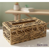 DIY Sunflower Diamond Art Tissue Box Kit - Laser Cut Wood