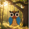 DIY Owl Diamond Art Keyring