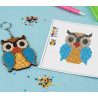 DIY Owl Diamond Art Keyring