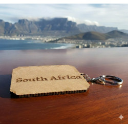 Custom SA Flag Diamond Art Keyring