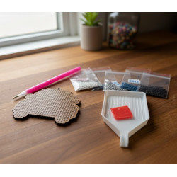 DIY Diamond Dot Art Keyrings | Personalized Laser Engraved Keychains