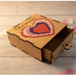 Personalized Diamond Dot Wooden Jewellery Box | Custom Name