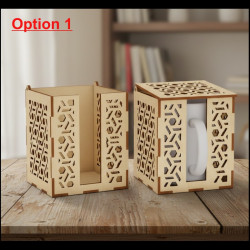Artisan Laser-Cut MDF Mug Gift Box | 3 Designs | Keepsake