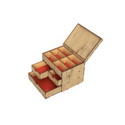 Personalized Butterfly Diamond Art Jewellery Box | Custom Wooden Chest