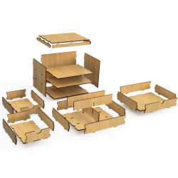 Personalized Butterfly Diamond Art Jewellery Box | Custom Wooden Chest