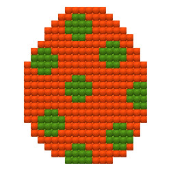 DIY Wooden Diamond Art Easter Egg Kit - 75x60mm Mini Craft with Stand