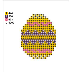 DIY Wooden Diamond Art Easter Egg Kit - 75x60mm Mini Craft with Stand