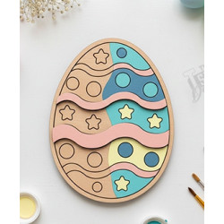 DIY 3D Easter Wooden Craft Kits