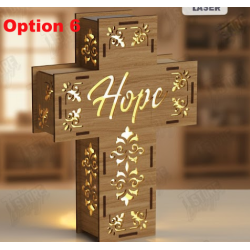 Wooden Cross Lanterns & Lighted Religious Gifts