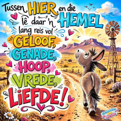 Plaaspad na die Hemel Diamond Art Kit (50x50cm) | Afrikaans Faith Decor