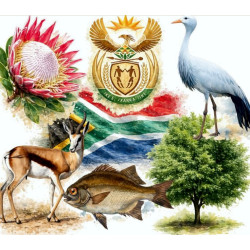 South African National Symbols Diamond Art Kit (67x75cm) | On Special