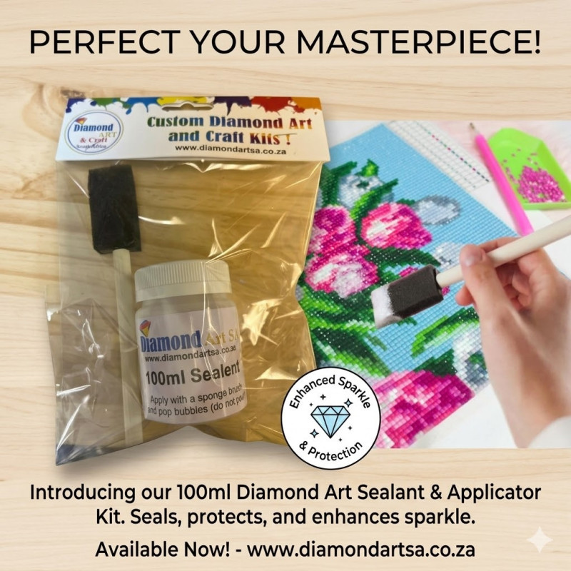 Diamond Art Sealer 100ml Protect your diamond art Painting!
