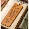 Handcrafted Leather Mother's Day Bookmarks | 6 Designs