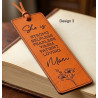 Handcrafted Leather Mother's Day Bookmarks | 6 Designs