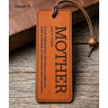 Handcrafted Leather Mother's Day Bookmarks | 6 Designs