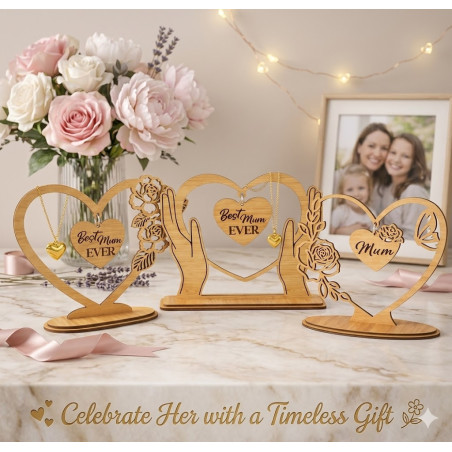 Wooden-heart-jewellery-stand-best-mum-ever-floral-design