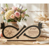 Personalized Infinity Sign for Mom - Custom Hand Engraved Wood Gift