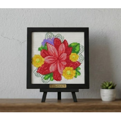 Flower diamond art 20x20cm