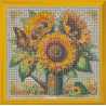Sunflower & Butterfly Framed Diamond Art Kit (43x43cm) – Ready to Hang