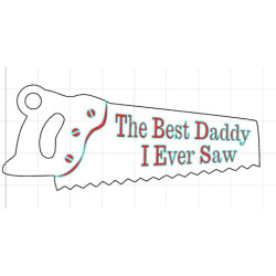 Custom Wooden Father's Day Keyrings | Laser-Cut MDF Dad Gifts