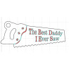 Custom Wooden Father's Day Keyrings | Laser-Cut MDF Dad Gifts