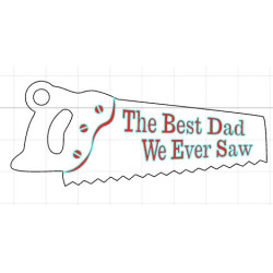Custom Wooden Father's Day Keyrings | Laser-Cut MDF Dad Gifts