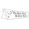 Custom Wooden Father's Day Keyrings | Laser-Cut MDF Dad Gifts