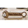 Custom Wooden Father's Day Keyrings | Laser-Cut MDF Dad Gifts
