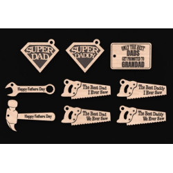 The Ultimate Dad Collection: Laser-Cut Father’s Day Keyrings