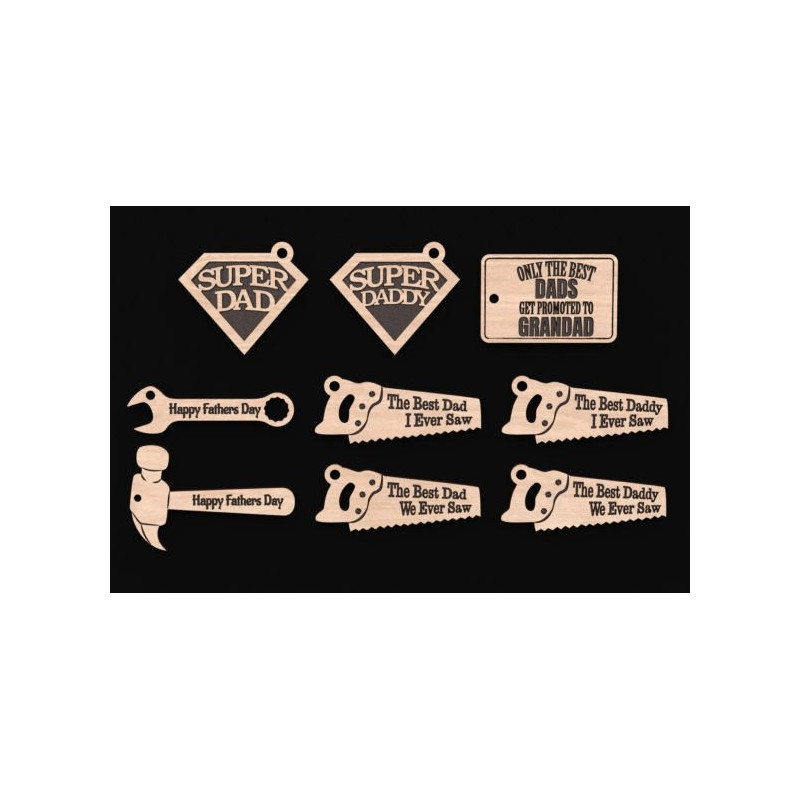 The Ultimate Dad Collection: Laser-Cut Father’s Day Keyrings