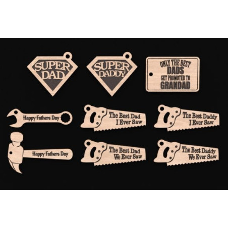 The Ultimate Dad Collection: Laser-Cut Father’s Day Keyrings
