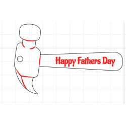 Custom Wooden Father's Day Keyrings | Laser-Cut MDF Dad Gifts